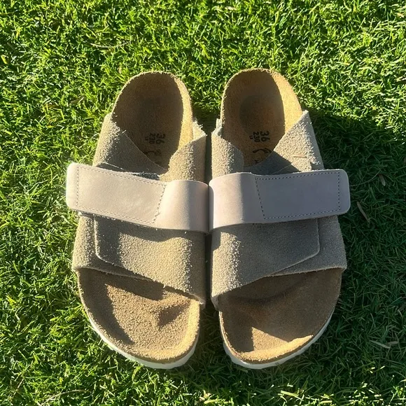 NWT! BIRKENSTOCK Kyoto Suede Sandals!