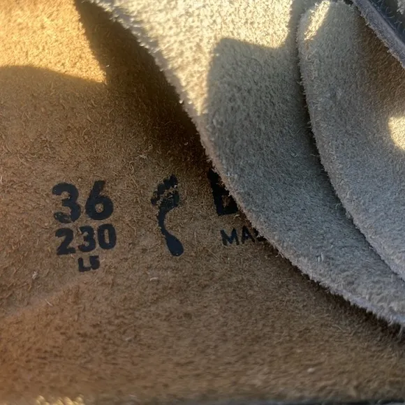 NWT! BIRKENSTOCK Kyoto Suede Sandals!