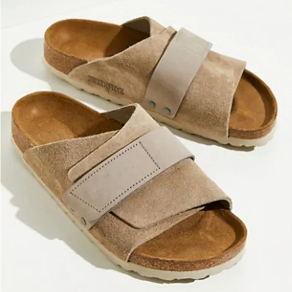 NWT! BIRKENSTOCK Kyoto Suede Sandals!
