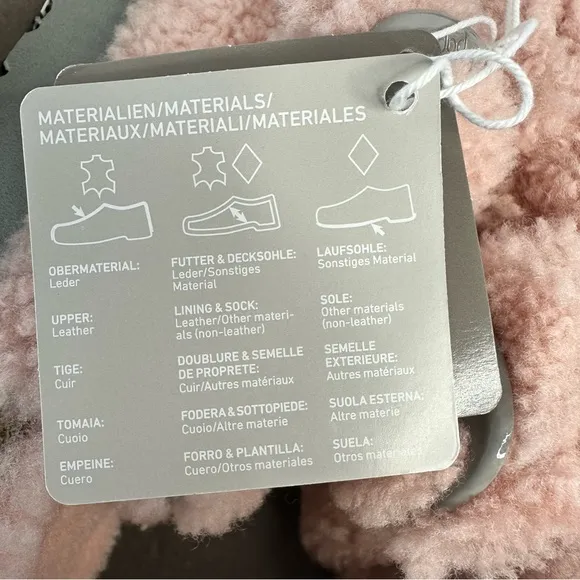 NWT Birkenstock Papillio Arizona Big Buckle Shearling fuzzy sandal pink 36/5