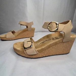 NWT Birkenstock Women's Papillio Soley Sandcastle Wedge Sandals