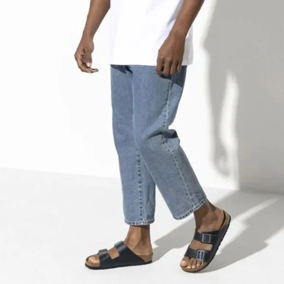 NWT Birkenstock Arizona Soft Footbed Smooth Leather Sandals 39 L-8 M-6