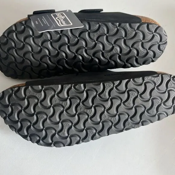 NWT Birkenstock Arizona Soft Footbed Smooth Leather Sandals 39 L-8 M-6