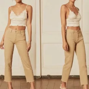 NWT Boyish Tan The Tommy High-Rise Rigid Straight Jeans in The Crowd