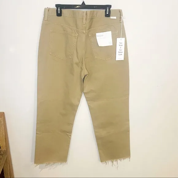 NWT Boyish Tan The Tommy High-Rise Rigid Straight Jeans in The Crowd