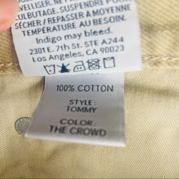 NWT Boyish Tan The Tommy High-Rise Rigid Straight Jeans in The Crowd