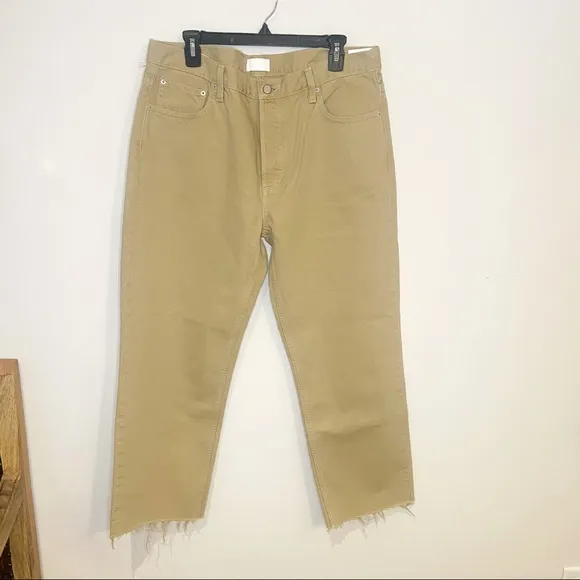 NWT Boyish Tan The Tommy High-Rise Rigid Straight Jeans in The Crowd