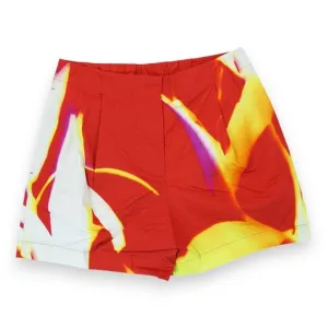 NWT COS Women's Elastic Shorts Multicolor Red Yellow White Size‎ 6 MSRP $120