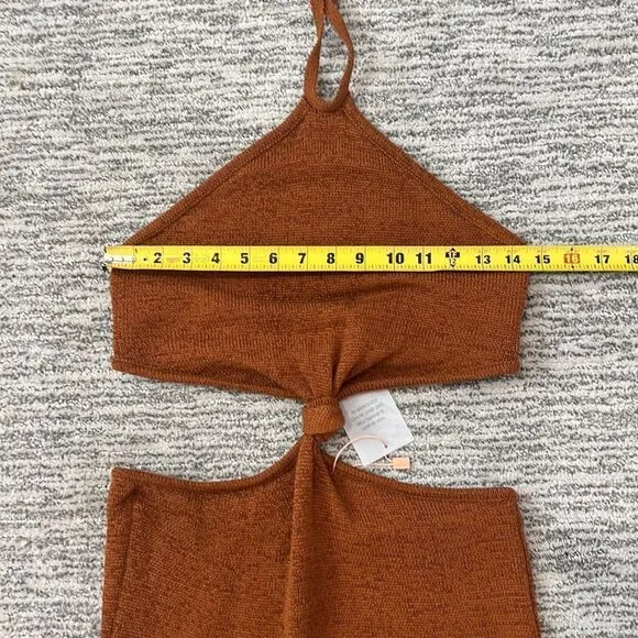 NWT Cult Gaia Cameron Knit in Amber Large Revolve