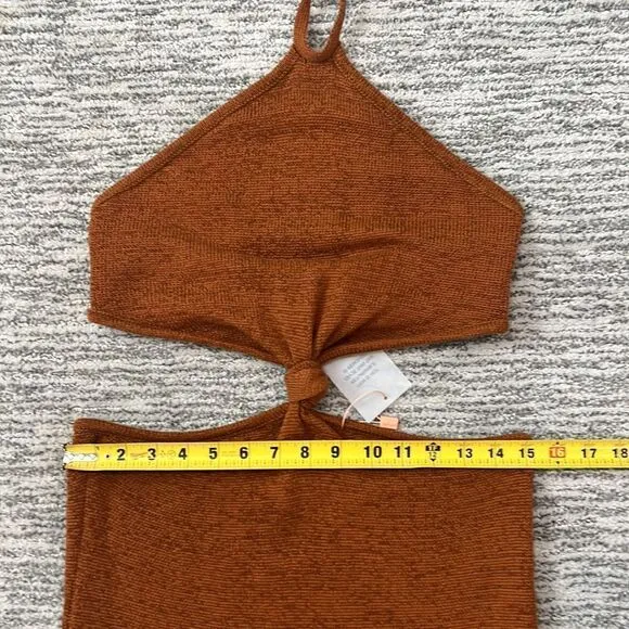 NWT Cult Gaia Cameron Knit in Amber Large Revolve