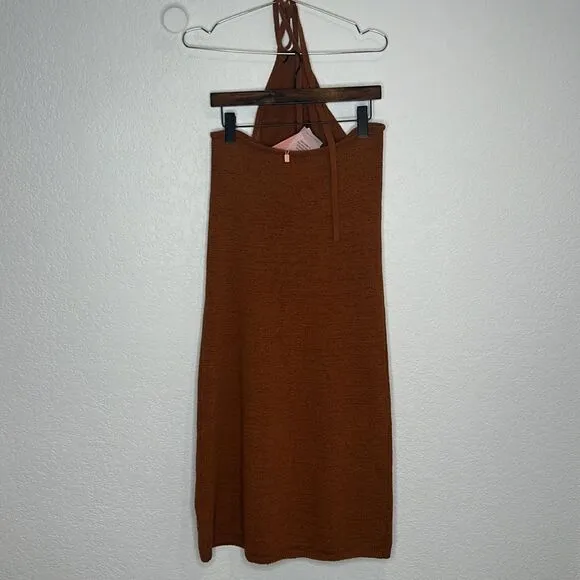 NWT Cult Gaia Cameron Knit in Amber Large Revolve