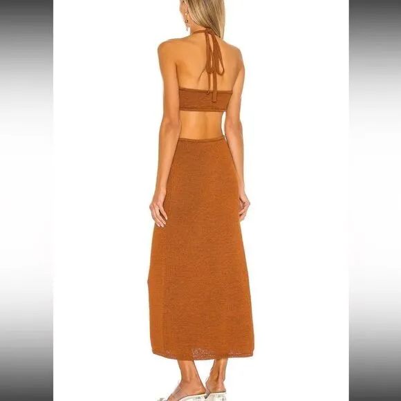 NWT Cult Gaia Cameron Knit in Amber Large Revolve