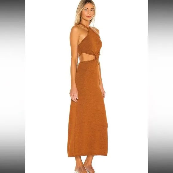 NWT Cult Gaia Cameron Knit in Amber Large Revolve