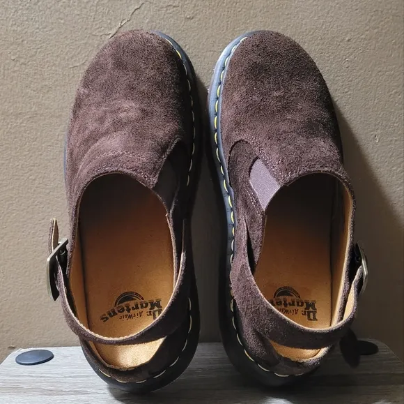 NWT Dr. Martens Slingback Isham Clog Size 9 Desert Oasis Suede Brown