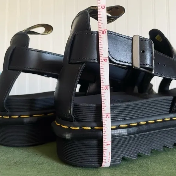 NWT Dr. Martens TERRY Fisherman's Sandals in Black Leather