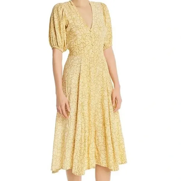 NWT Faithfull the Brand- Delia Midi Dress