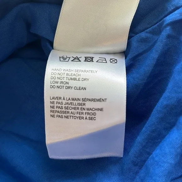 NWT. FARM Rio Blue Macaw Flight Midi Dress Size Small
