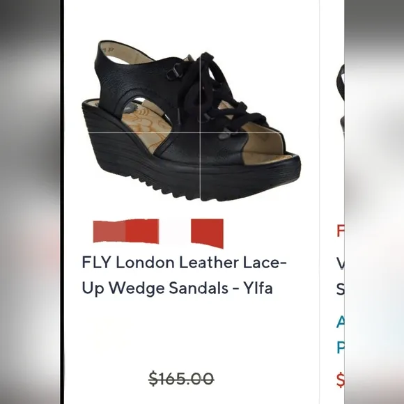 NWT Fly London leather sandals