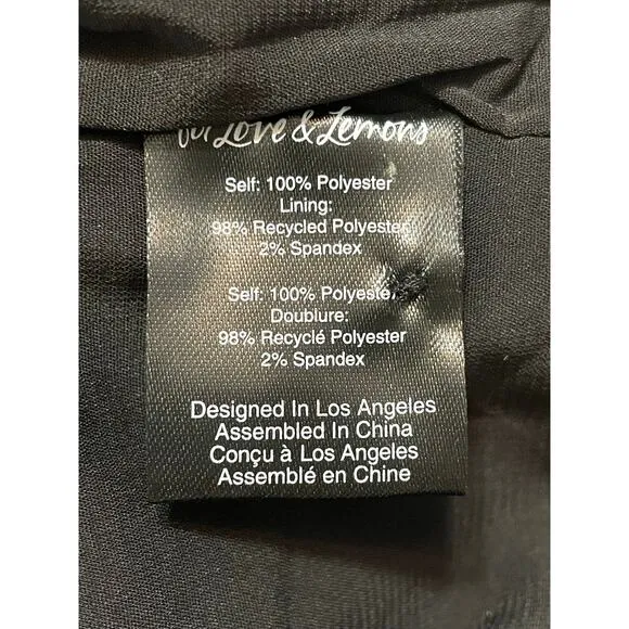 NWT - For Love &amp; Lemons  June Bell Sleeve Mini