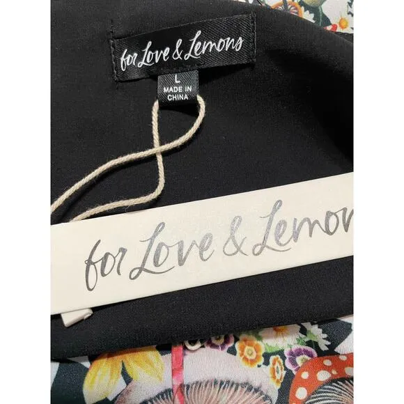 NWT - For Love &amp; Lemons  June Bell Sleeve Mini