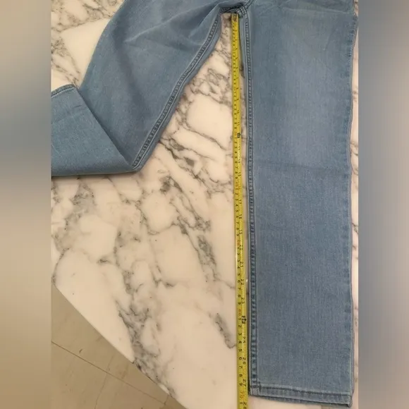 NWT Hudson Blair High Rise Super Skinny Ankle Jeans 30 Light Blue Denim