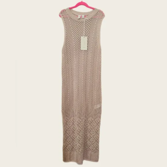NWT JOIE Open Knit Maxi Dress Size Medium
