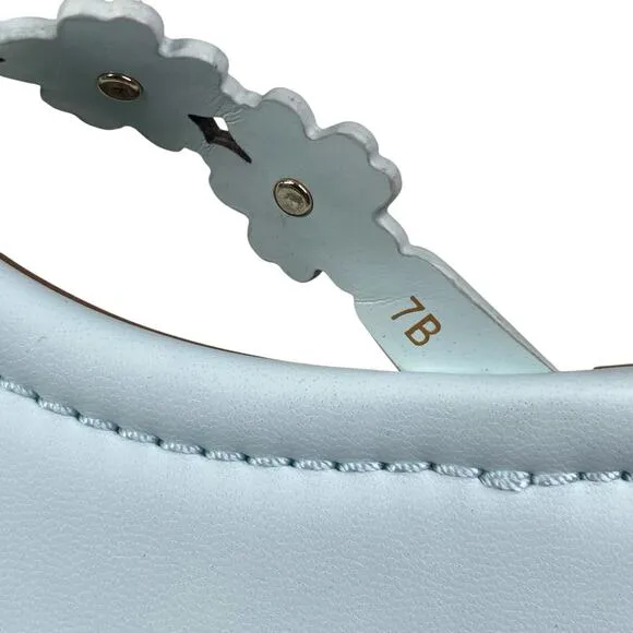 NWT Kate Spade Women’s Daisy Strap Light Blue Thong Sandal Size US 7