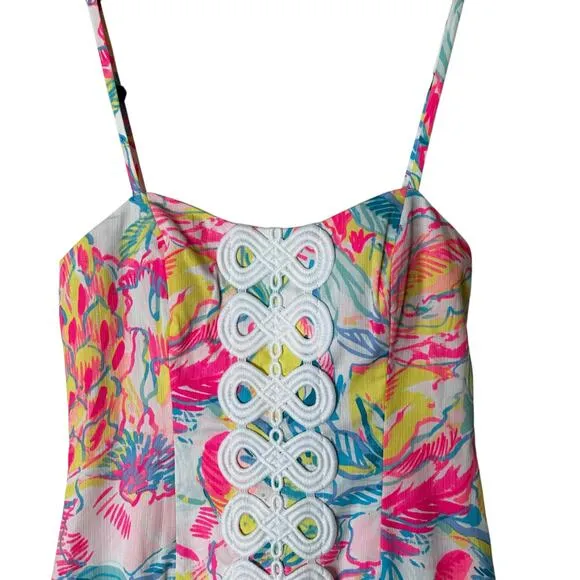 NWT Lilly Pulitzer Shelli Stretch Dress in Fiesta Bamba