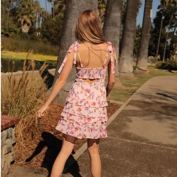 NWT LOST   WANDER GARDEN OF DELIGHT MINI DRESS