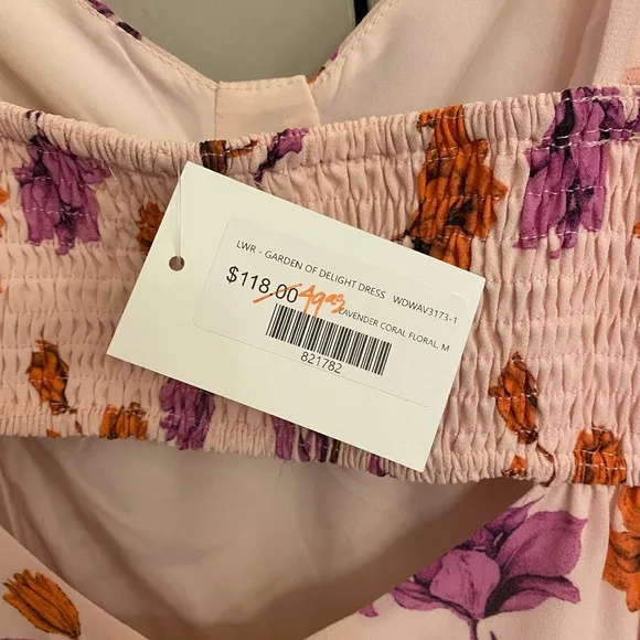 NWT LOST   WANDER GARDEN OF DELIGHT MINI DRESS