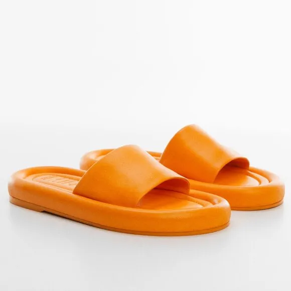 NWT Mango x Simon Miller Leather Platform Sandals Size 7.5
