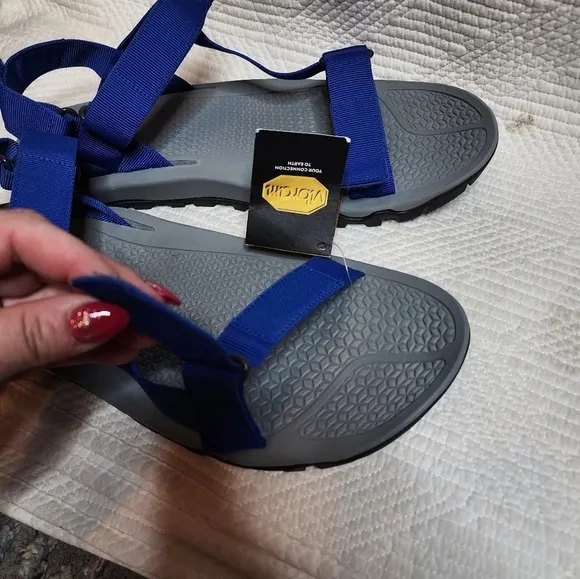 NWT Merrell Breakwater Strap Sandals - Men's Size 12. Blue/Grey.