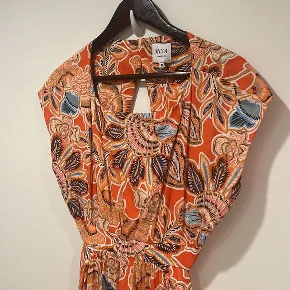 NWT Misa Los Angeles Dana Mae Maxi Dress - Size Medium