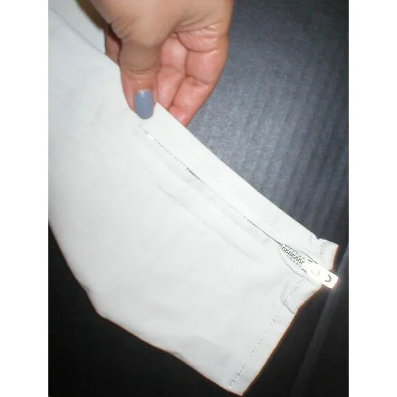 NWT New Womens True Religion Brand Jeans Skinny Cargo Pants 24 Pale Gray Comfy