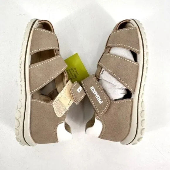 NWT Primigi Baby Toddler Anti Shock Closed Toe Sandals Taupe Size 8.5 Unisex