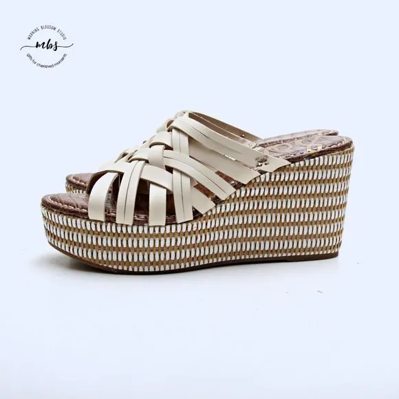 NWT Sam Edelman Devon Strappy Platform Wedge Sandals