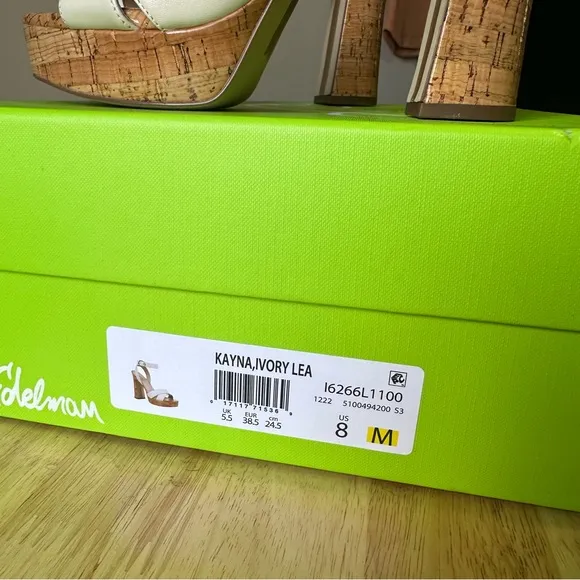 NWT Sam Edelman Kayna Platform Leather Sandals