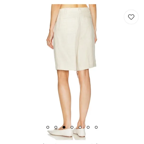 NWT Seina Short in Natural Linen