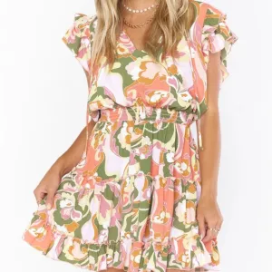 NWT Show Me Your Mumu Wild Dreams Mini Dress Retro XXL