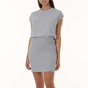 NWT Splendid Women's Twilight Grey Cap Sleeve Mini Ankle Dress Size Medium