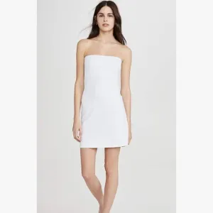 NWT Susana Monaco White Core Strapless Tube Minidress - Size: Large