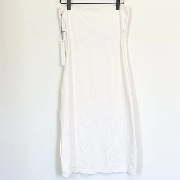 NWT Susana Monaco White Core Strapless Tube Minidress - Size: Large