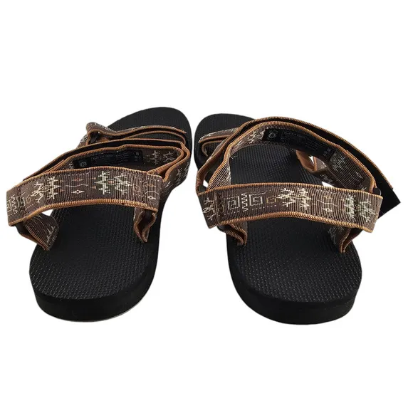 NWT Teva Sandals Men's Size 13 Original Universal Gecko Bracken Brown Adjustable