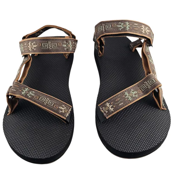 NWT Teva Sandals Men's Size 13 Original Universal Gecko Bracken Brown Adjustable
