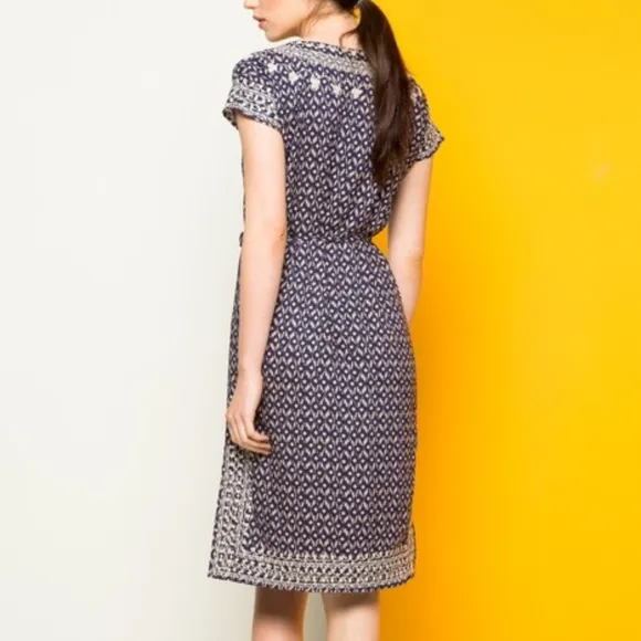 NWT THML Black Embroidered Dress