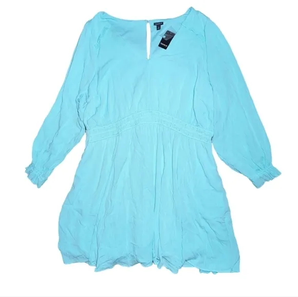 NWT Torrid Mini Wash Gauze Wide Waist Skater Dress Size 4X / 26