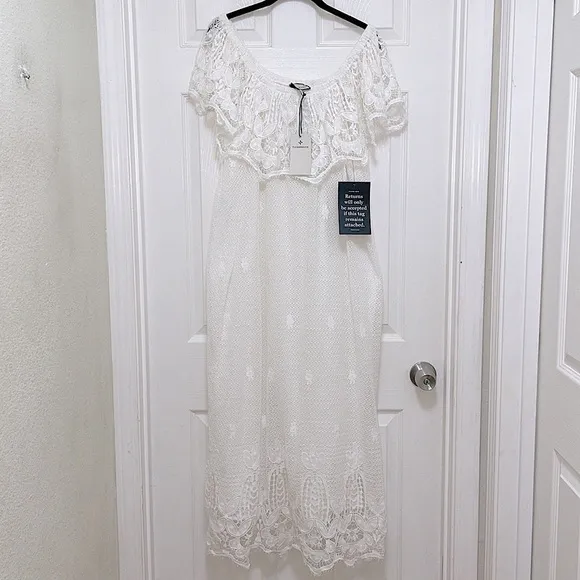 NWT Tuckernuck White Lace Avalon Maxi Dress