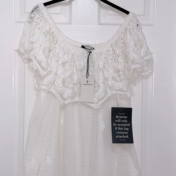 NWT Tuckernuck White Lace Avalon Maxi Dress