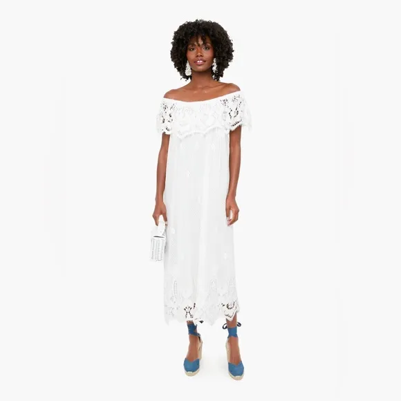 NWT Tuckernuck White Lace Avalon Maxi Dress