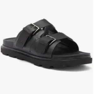 🔥NWT🔥 UGG Men's Capitola Buckle Leather Sandals - Black -Size 13